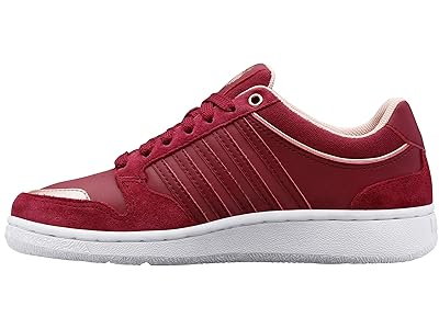 Amazon.com | K-Swiss Women's City Court Sneaker, Burgundy